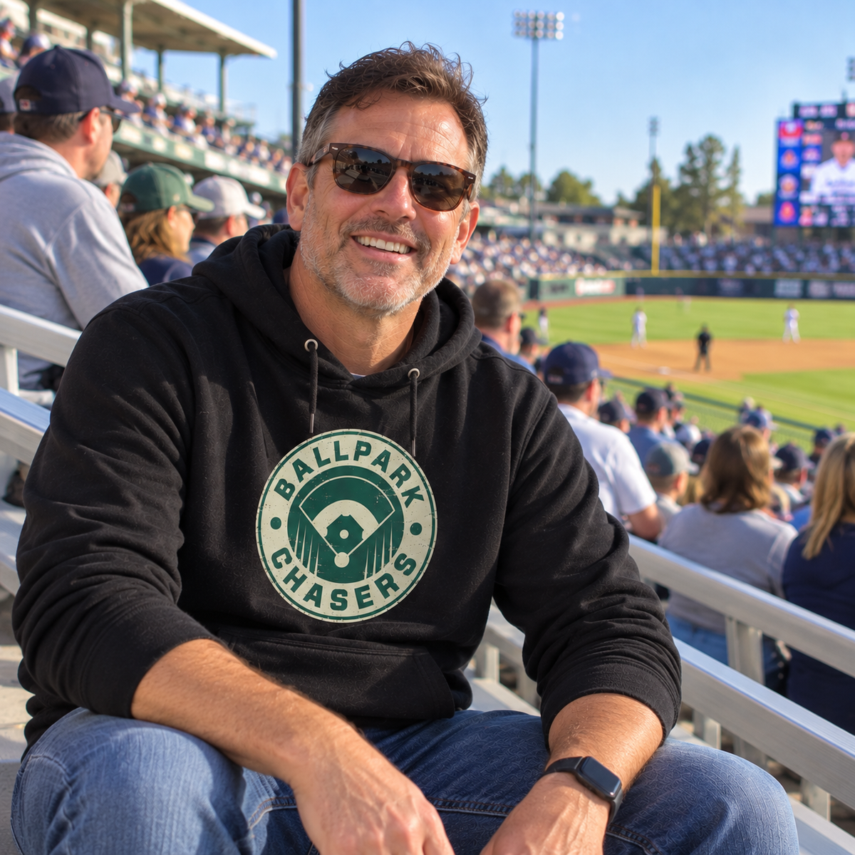 Ballpark Chasers 'Weathered' Unisex Hoodie - Multiple Colors – My Store