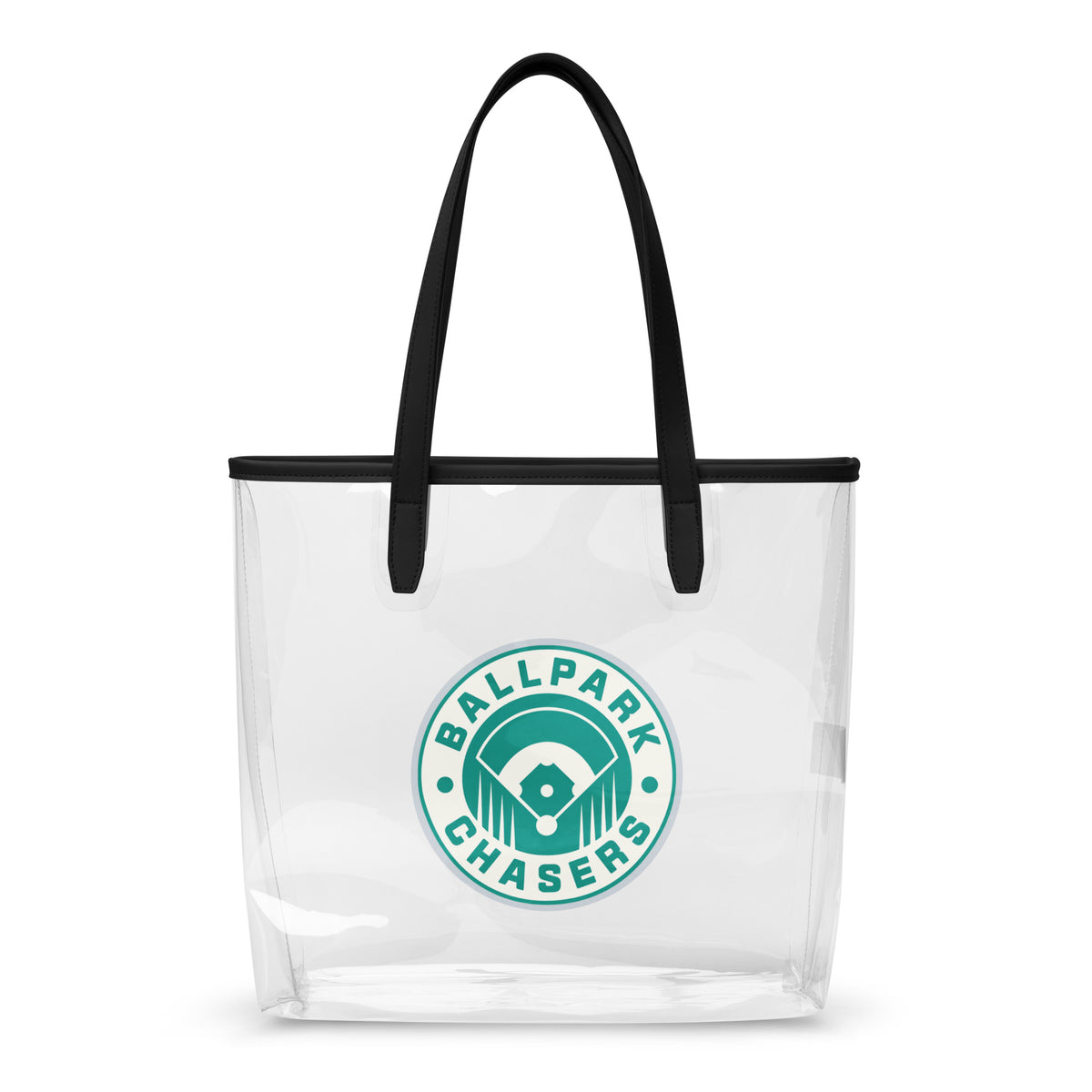 Ballpark Chasers Clear Tote Bag | Baseball Game Day Bag