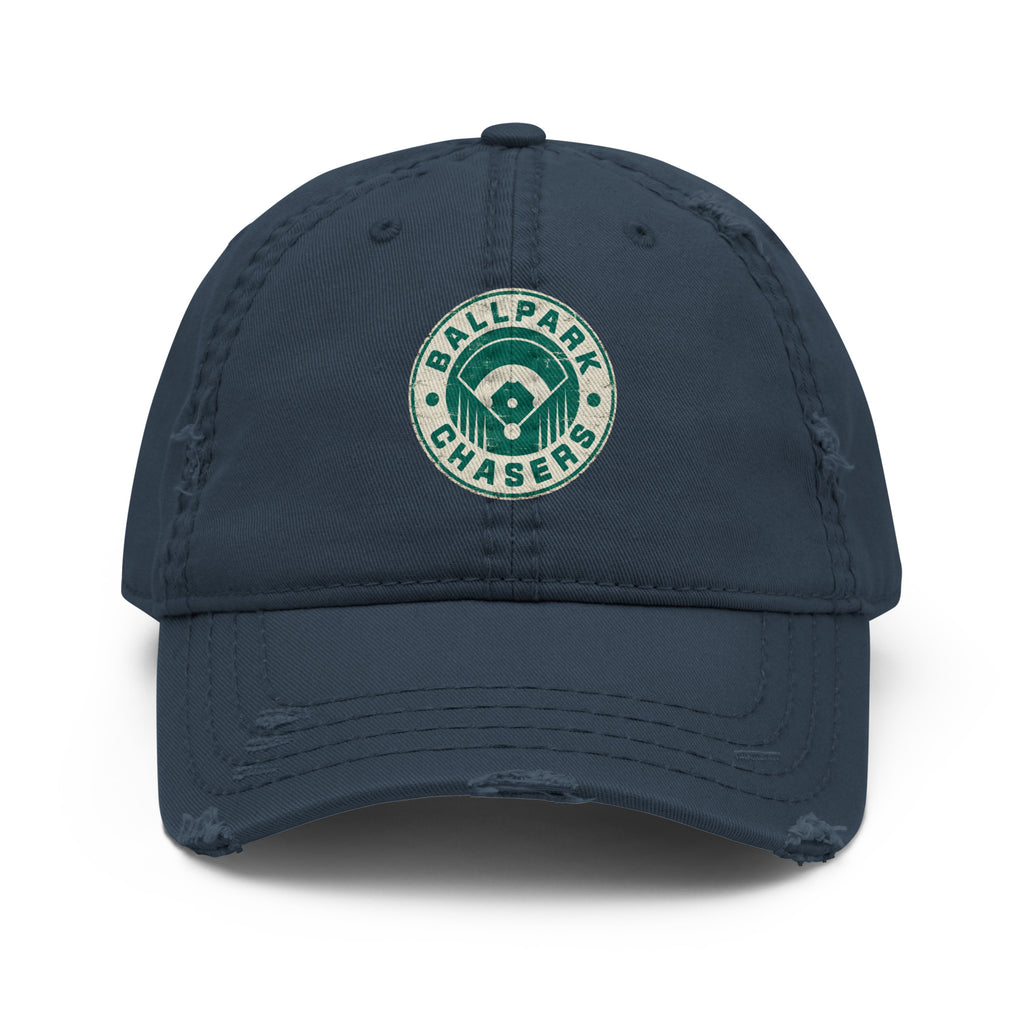 Ballpark Chasers Distressed 'Dad Hat' - Multiple Colors | Chase 'Em All!