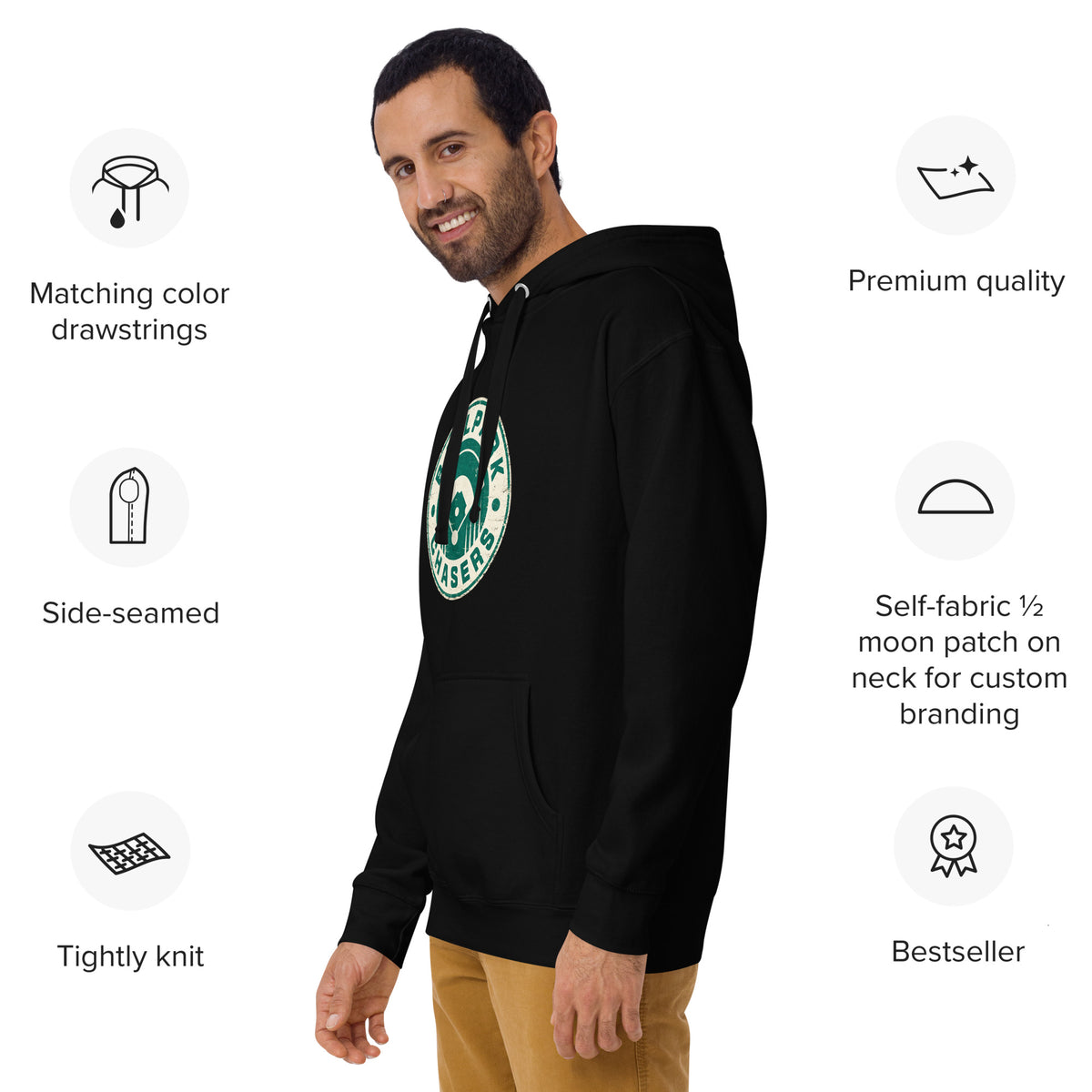 Ballpark Chasers 'Weathered' Unisex Hoodie - Multiple Colors | Vintage Baseball Style